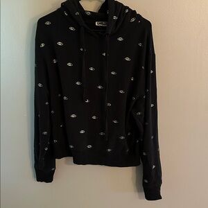 CHRLDR Midnight Hoodie with Eye Design